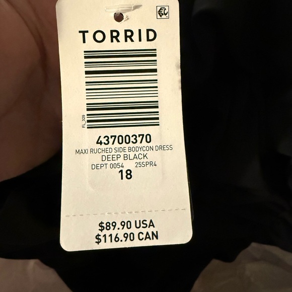 New! Maxi Ruched Side Bodycon Dress - Picture 6 of 6